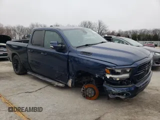 2019 Ram 1500 Rebel z VIN 1C6SRFET5KN870103, wystawiony jako Copart lot #43571475 z przebiegiem 48 153 mil mil oraz Szkoda całkowita • Salvage title. Historia ofert i sprzedaży dostępna na DreamBid. Obrazek 4.