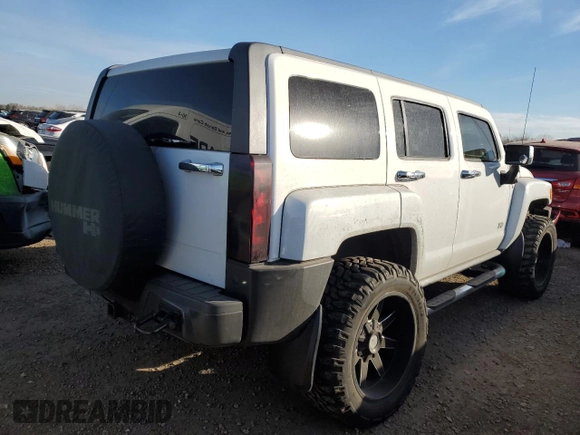 2008 Hummer H3 SUV Luxury with VIN 5GTEN13E188150094, listed as a Copart auction lot 83661144 with 105,818 mi miles and Salvage Title. Bid and sale history available at carsss.com. Image 3.