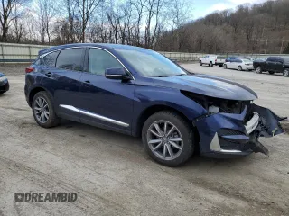 2020 Acura RDX w/Technology Pkg with VIN 5J8TC2H57LL016541, listed as a Copart auction lot 47266024 with 48,720 mi miles. Bid and sale history available at carsss.com. Image 4.