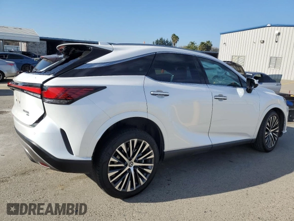 2023 Lexus RX with VIN 2T2BBMCA7PC016805, listed as a Copart auction lot 87899685 with 20,693 mi miles and Salvage Title. Bid and sale history available at carsss.com. Image 3.