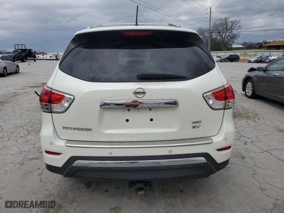 2015 Nissan Pathfinder S with VIN 5N1AR2MM7FC640678, listed as a Copart auction lot 49845035 with 117,846 mi miles and Salvage Title. Bid and sale history available at carsss.com. Image 6.