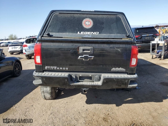 2018 Chevrolet Silverado 1500 High Country with VIN 3GCUKTECXJG184974, listed as a Copart auction lot 48177035 with 91,716 mi miles and Salvage Title. Bid and sale history available at carsss.com. Image 6.
