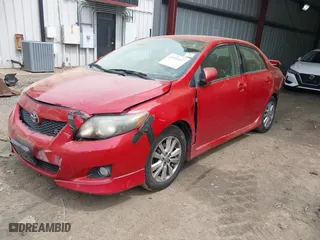 2010 Toyota Corolla with VIN 1NXBU4EE7AZ231685, listed as a IAAI auction lot 41935377 with 184,893 mi miles. Bid and sale history available at carsss.com. Image 17.
