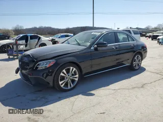 2020 Mercedes-Benz C with VIN WDDWF8DB5LR563862, listed as a Copart auction lot 48948205 with 59,159 mi miles and Clean Title. Bid and sale history available at carsss.com. Image 1.