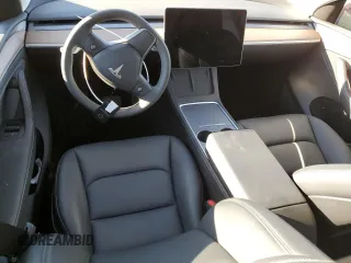 2023 Tesla Model Y Long Range with VIN 7SAYGDEE6PA167386, listed as a Copart auction lot 88166755 with Not Provided miles and Salvage Title. Bid and sale history available at DreamBid. Image 8.