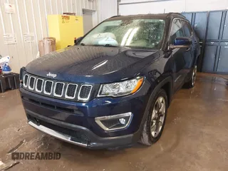 2021 Jeep Compass Limited with VIN 3C4NJDCB7MT561621, listed as a IAAI auction lot 41640659 with 59,479 mi miles and . Bid and sale history available at carsss.com. Image 17.