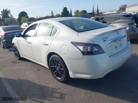 2014 Nissan Maxima 3.5 SV with VIN 1N4AA5AP4EC480646, listed as a IAAI auction lot 41730852 with 108,855 mi miles. Bid and sale history available at carsss.com. Image 3.
