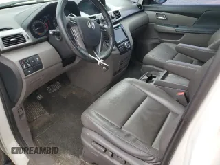 2017 Honda Odyssey EX-L with VIN 5FNRL5H61HB005497, listed as a Copart auction lot 50455795 with 102,046 mi miles and Salvage Title. Bid and sale history available at DreamBid. Image 7.