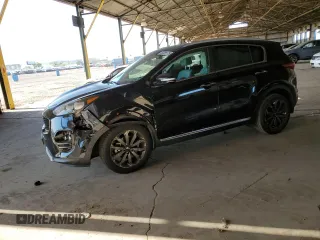 2019 Kia Sportage EX z VIN KNDPN3AC9K7561270, wystawiony jako Copart lot #54755175 z przebiegiem 70 531 mil mil oraz Szkoda całkowita • Salvage title. Historia ofert i sprzedaży dostępna na DreamBid. Obrazek 1.