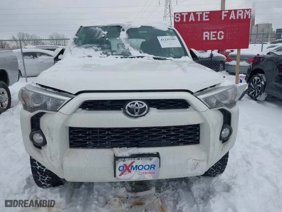 2019 Toyota 4Runner SR5 with VIN JTEBU5JRXK5680109, listed as a IAAI auction lot 41235305 with 91,470 mi miles. Bid and sale history available at carsss.com. Image 13.