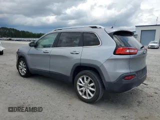 2014 Jeep Cherokee Limited with VIN 1C4PJLDS5EW204516, listed as a Copart auction lot 62329445 with 127,042 mi miles and Salvage title. Bid and sale history available at DreamBid. Image 2.