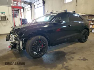 2024 Audi SQ8 Premium Plus with VIN WA1AWBF12RD011662, listed as a Copart auction lot 71983614 with 851 mi miles and Salvage Title. Bid and sale history available at DreamBid. Image 1.