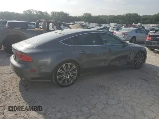 2014 Audi A7 Prestige with VIN WAU2MAFC1EN016333, listed as a Copart auction lot 60252195 with 127,054 mi miles and Clean title. Bid and sale history available at DreamBid. Image 3.