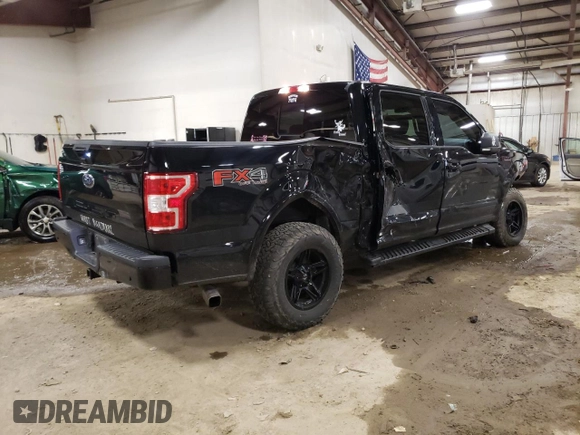 2018 Ford F-150 XL with VIN 1FTEW1E57JFB15742, listed as a Copart auction lot 52550645 with 74,743 mi miles and Clean Title. Bid and sale history available at carsss.com. Image 3.