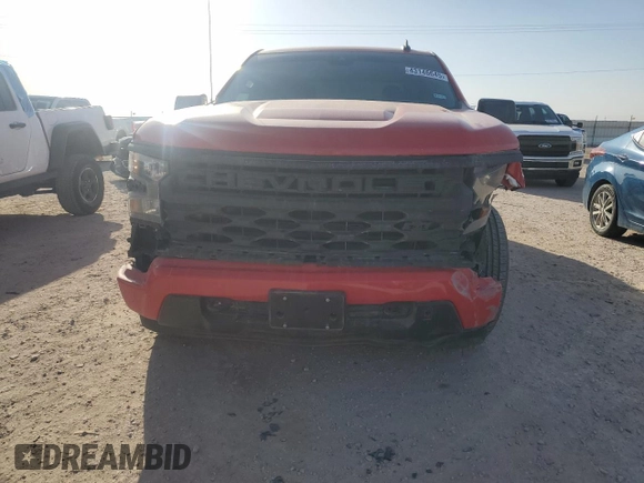 2022 Chevrolet Silverado 1500 Custom with VIN 3GCPABEKXNG597100, listed as a Copart auction lot 43146645 with 28,763 mi miles and Salvage Title. Bid and sale history available at DreamBid. Image 5.