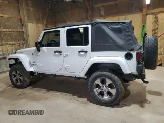 2018 Jeep Wrangler Unlimited Sahara with VIN 1C4HJWEG5JL918366, listed as a Copart auction lot 55943685 with 112,006 mi miles and Clean title. Bid and sale history available at DreamBid. Image 2.