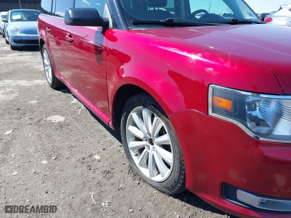 2013 Ford Flex SEL with VIN 2FMGK5C8XDBD19297, listed as a IAAI auction lot 41858490 with 93,142 mi miles. Bid and sale history available at carsss.com. Image 6.