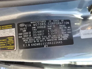 2008 Kia Sedona EX with VIN KNDMB233386223445, listed as a Copart auction lot 73741674 with 249,459 mi miles and Salvage Title. Bid and sale history available at carsss.com. Image 15.