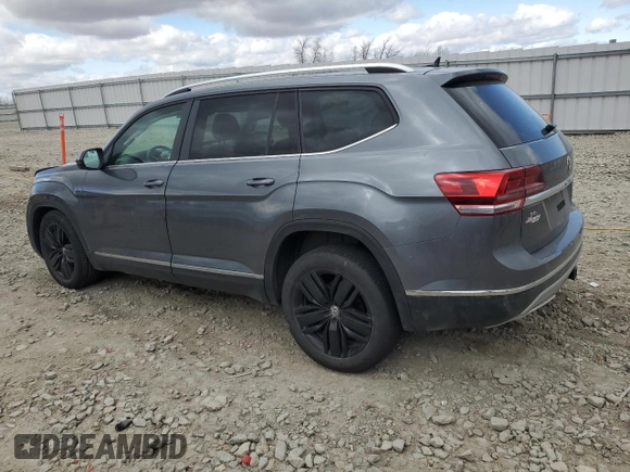 2018 Volkswagen Atlas 3.6L V6 SEL with VIN 1V2MR2CA2JC537460, listed as a Copart auction lot 52799365 with 147,059 mi miles and Non Repairable. Bid and sale history available at carsss.com. Image 2.