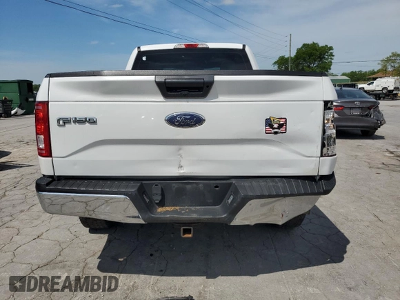 2017 Ford F-150 XL with VIN 1FTFW1EF7HFA18550, listed as a Copart auction lot 54400125 with 94,245 mi miles and Salvage Title. Bid and sale history available at carsss.com. Image 6.