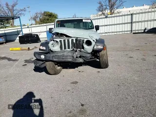2023 Jeep Wrangler Sport S with VIN 1C4HJXDG5PW623797, listed as a Copart auction lot 50258875 with 16,518 mi miles and Salvage Title. Bid and sale history available at DreamBid. Image 11.
