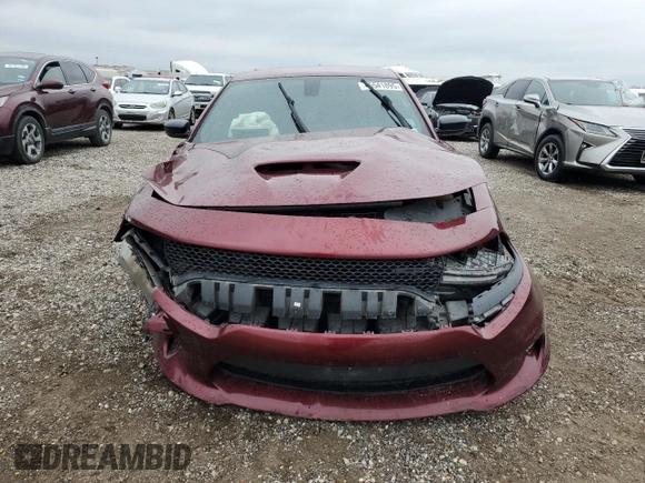 2020 Dodge Charger GT with VIN 2C3CDXHG6LH136505, listed as a Copart auction lot 45541895 with 117,319 mi miles and Salvage Title. Bid and sale history available at carsss.com. Image 5.