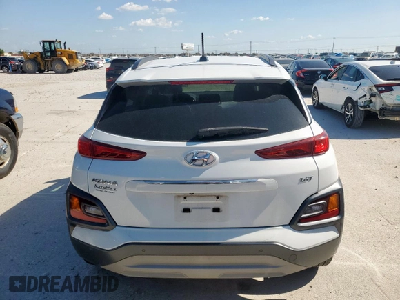 2018 Hyundai Kona Ultimate with VIN KM8K53A50JU098636, listed as a Copart auction lot 54158865 with 157,006 mi miles and Clean Title. Bid and sale history available at carsss.com. Image 6.