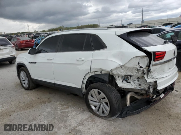 2022 Volkswagen Atlas SE with VIN 1V2JE2CA2NC207421, listed as a Copart auction lot 49580685 with 50,816 mi miles and Salvage title. Bid and sale history available at DreamBid. Image 2.