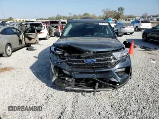 2024 Ford Explorer XLT with VIN 1FMSK7DH0RGA34287, listed as a Copart auction lot 46893315 with 7,131 mi miles and Salvage Title. Bid and sale history available at carsss.com. Image 11.