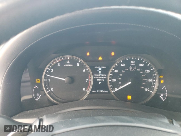 2014 Lexus GS 350 with VIN JTHBE1BLXE5029876, listed as a Copart auction lot 63291515 with 112,904 mi miles and Salvage title. Bid and sale history available at DreamBid. Image 9.