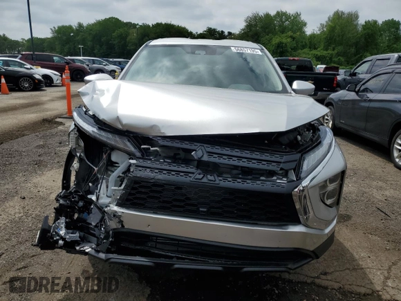2024 Mitsubishi Eclipse Cross ES with VIN JA4ATUAAXRZ006465, listed as a Copart auction lot 56857195 with 10,065 mi miles and Salvage title. Bid and sale history available at DreamBid. Image 5.