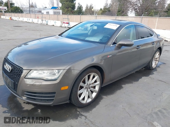 2012 Audi A7 Premium Plus with VIN WAUYGAFC3CN130168, listed as a IAAI auction lot 41647698 with 118,295 mi miles and . Bid and sale history available at DreamBid. Image 2.