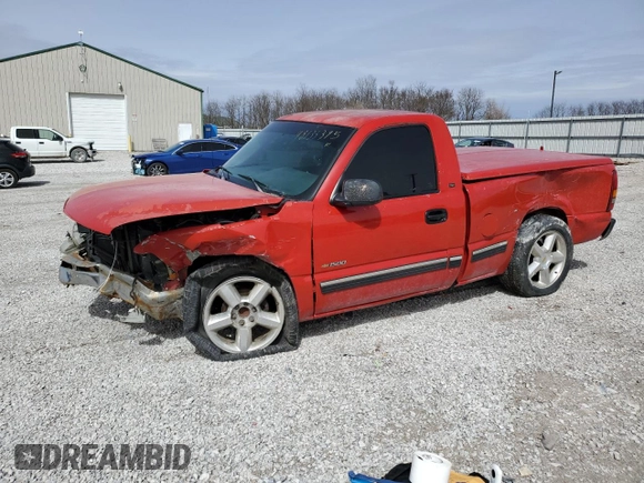 1999 Chevrolet Silverado 1500 with VIN 1GCEC14W4XZ131228, listed as a Copart auction lot 48133395 with 249,794 mi miles and Salvage Title. Bid and sale history available at carsss.com. Image 1.