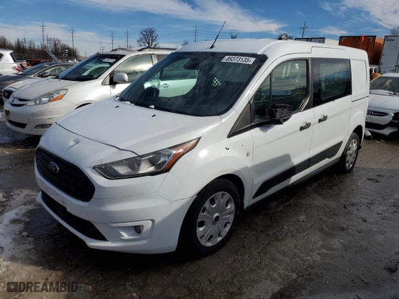 2020 Ford Transit Connect Van XLT with VIN NM0LS7F25L1440509, listed as a Copart auction lot 89373135 with 180,667 mi miles and Clean Title. Bid and sale history available at carsss.com. Image 1.