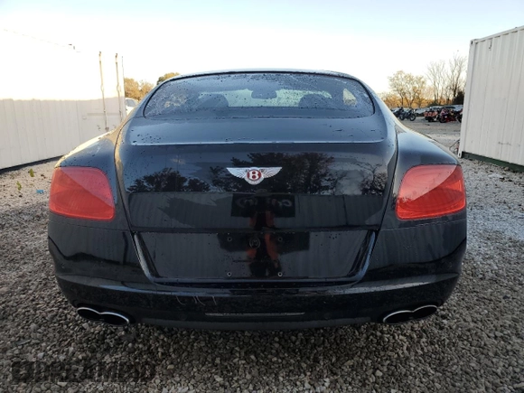 2013 Bentley Continental GT with VIN SCBFT7ZAXDC081537, listed as a Copart auction lot 77930564 with 31,107 mi miles and Salvage Title. Bid and sale history available at DreamBid. Image 6.