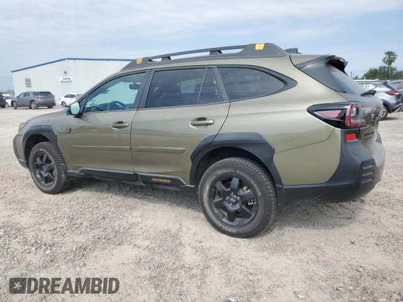 2025 Subaru Outback Wilderness с VIN 4S4BTGUD9S3127669, выставлен на аукционе Copart как лот 52080325 с пробегом 14 184 миль миль и Списание • Salvage title. История ставок и продаж доступна на DreamBid. Изображение 2.