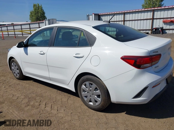 2022 Kia Rio S with VIN 3KPA24AD2NE473968, listed as a IAAI auction lot 42170326 with 42,676 mi miles and . Bid and sale history available at DreamBid. Image 3.