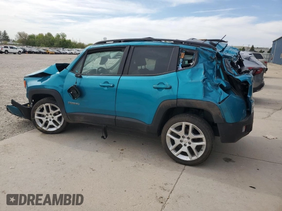 2021 Jeep Renegade Islander with VIN ZACNJDBB5MPM92000, listed as a Copart auction lot 55622165 with Not provided miles and Salvage title. Bid and sale history available at DreamBid. Image 2.