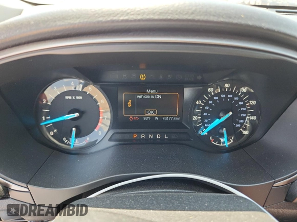 2017 Ford Fusion SE with VIN 3FA6P0H77HR235505, listed as a Copart auction lot 65255515 with 76,177 mi miles and Salvage title. Bid and sale history available at DreamBid. Image 9.