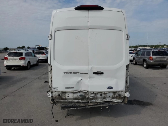 2018 Ford Transit Van with VIN 1FTRS4XV0JKB33180, listed as a Copart auction lot 56047464 with 309,892 mi miles and Salvage Title. Bid and sale history available at carsss.com. Image 6.