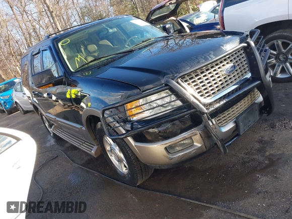 2003 Ford Expedition Eddie Bauer z VIN 1FMFU18L13LC31460, wystawiony jako IAAI lot #41204255 z przebiegiem 248 719 mil mil oraz . Historia ofert i sprzedaży dostępna na DreamBid. Obrazek 1.