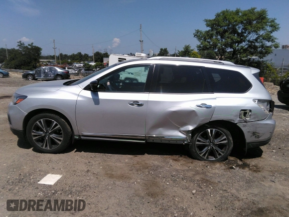 2017 Nissan Pathfinder SV with VIN 5N1DR2MN2HC602462, listed as a IAAI auction lot 39712096 with 74,298 mi miles and . Bid and sale history available at DreamBid. Image 14.