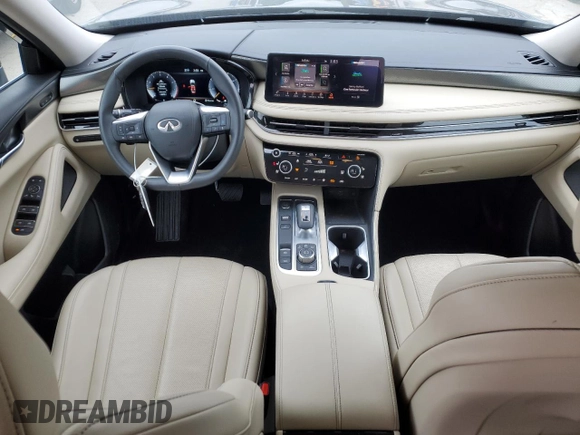 2024 Infiniti QX60 Luxe with VIN 5N1DL1FS9RC355103, listed as a Copart auction lot 45352875 with 9,460 mi miles and Salvage title. Bid and sale history available at DreamBid. Image 8.