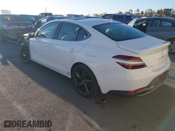 2023 Genesis G70 2.0T z VIN KMTG34TA7PU112073, wystawiony jako IAAI lot #41825012 z przebiegiem 10 526 mil mil oraz . Historia ofert i sprzedaży dostępna na DreamBid. Obrazek 3.