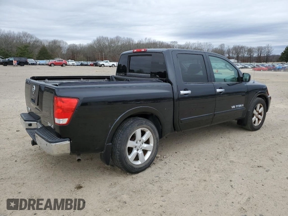 2010 Nissan Titan SE with VIN 1N6BA0ED1AN300083, listed as a Copart auction lot 44336155 with 204,382 mi miles and Salvage Title. Bid and sale history available at DreamBid. Image 3.