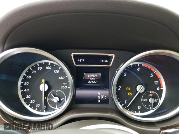 2015 Mercedes-Benz GL with VIN 4JGDF2EE0FA519693, listed as a Copart auction lot 81854063 with 82,137 mi miles. Bid and sale history available at carsss.com. Image 9.