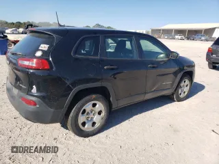 2017 Jeep Cherokee Sport with VIN 1C4PJMAS7HD222221, listed as a Copart auction lot 74942774 with 103,537 mi miles and Salvage Title. Bid and sale history available at carsss.com. Image 3.