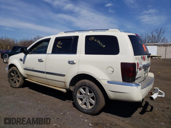 2008 Chrysler Aspen Limited z VIN 1A8HW58NX8F142131, wystawiony jako Copart lot #52396535 z przebiegiem Nie podano mil oraz Szkoda całkowita • Salvage title. Historia ofert i sprzedaży dostępna na DreamBid. Obrazek 2.