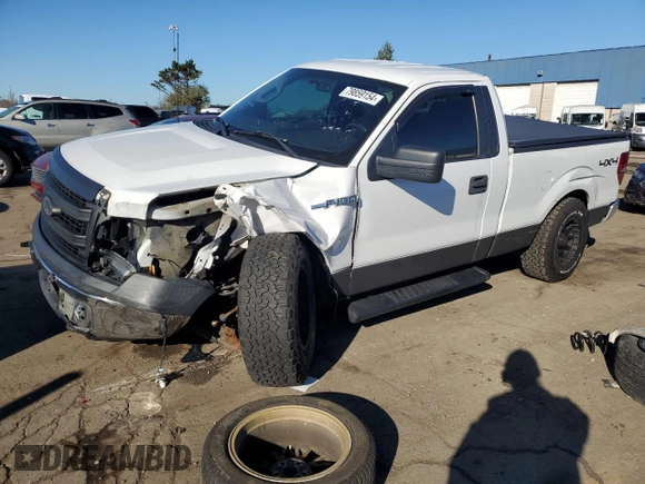 2013 Ford F-150 XL with VIN 1FTMF1EFXDFD34591, listed as a Copart auction lot 79859154 with 227,647 mi miles and Clean Title. Bid and sale history available at DreamBid. Image 1.
