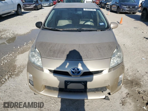 2010 Toyota Prius II with VIN JTDKN3DU7A1129745, listed as a Copart auction lot 51934155 with 247,092 mi miles and Clean Title. Bid and sale history available at DreamBid. Image 5.